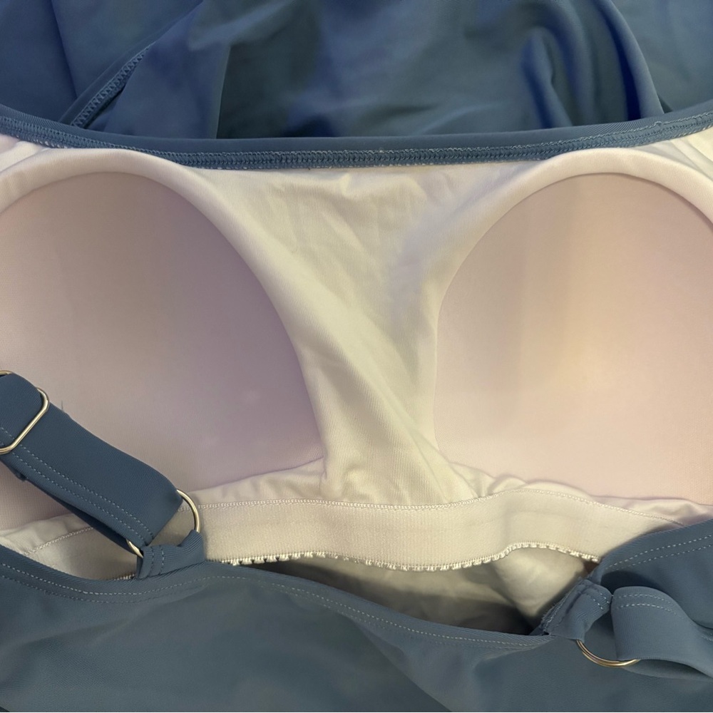SWIM- Chic Blue One-Piece Swimsuit - Picture 5 of 6